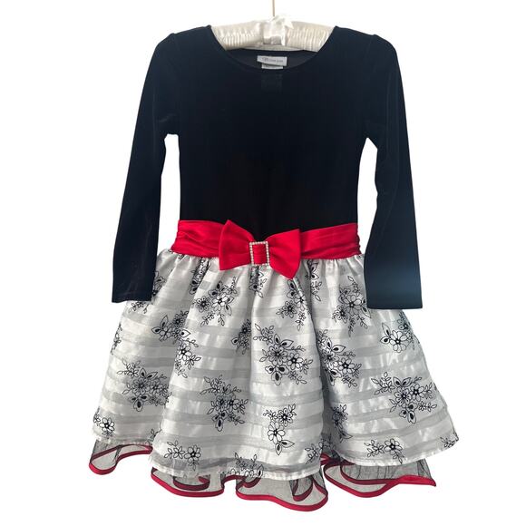 Holiday Dress Bonnie Jean Sz 8 Christmas dress - Picture 1 of 6
